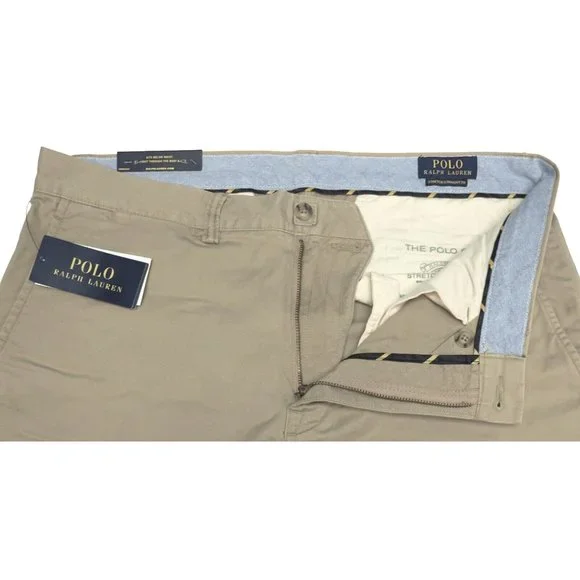 NEW Polo Ralph Lauren Stretch Straight Fit Chinos Pants!40 x 34Khaki Tan